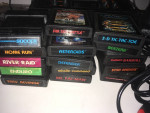 atari 2600 console black vader (#2) for sale with 15 games