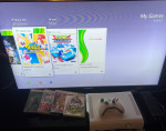 Microsoft Xbox 360 Console Controller and 4 Games