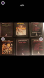 Lot of 14 ATARI 2600 Game Cartridges & Booklets - $10 each