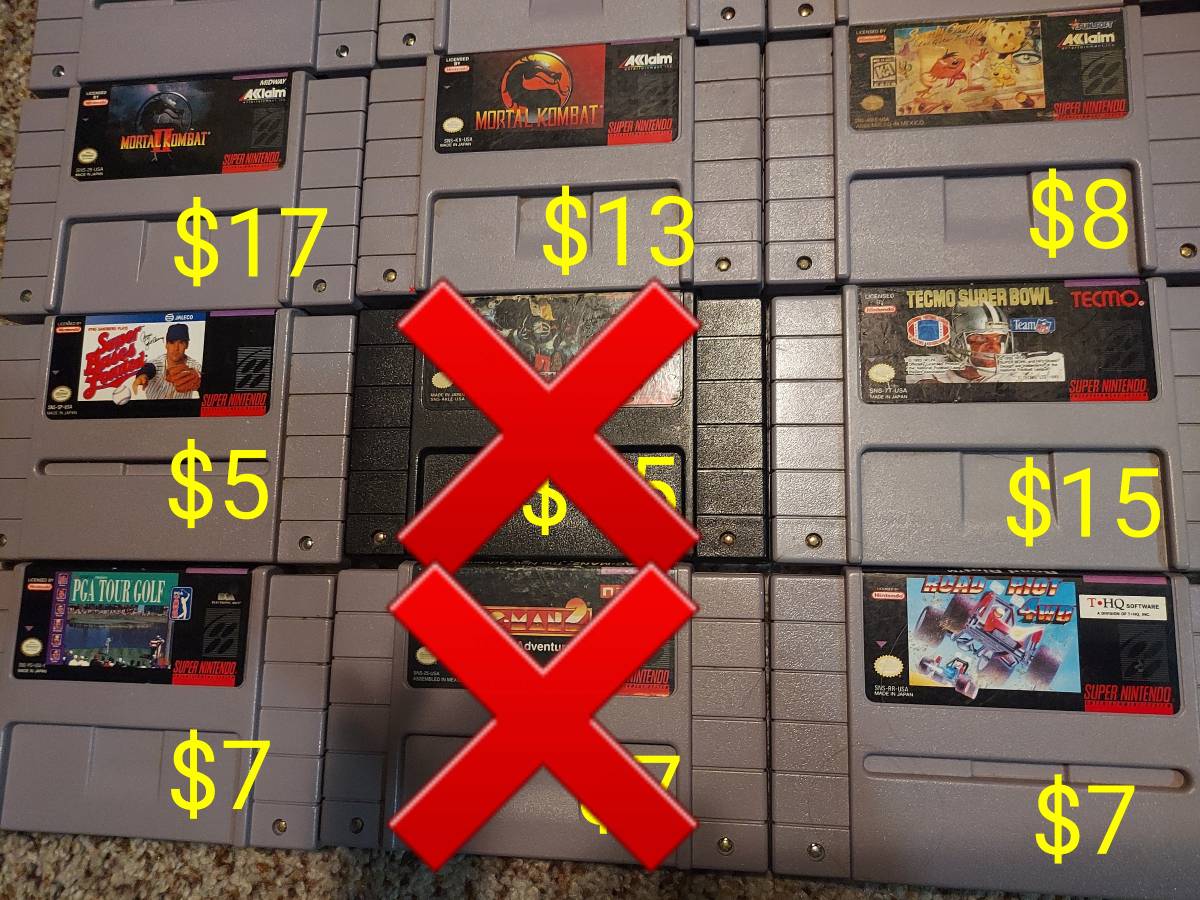 SNES Super Nintendo games