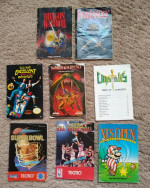 Lot 8 Nintendo NES Manuals Final Fantasy Bill & Teds Excellent Game