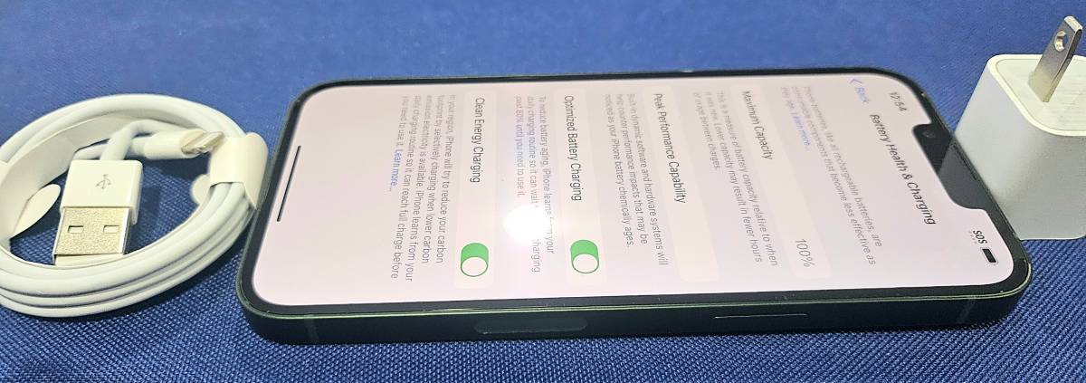 Green Iphone 13 Unlocked 128GB 100% Battery Health!