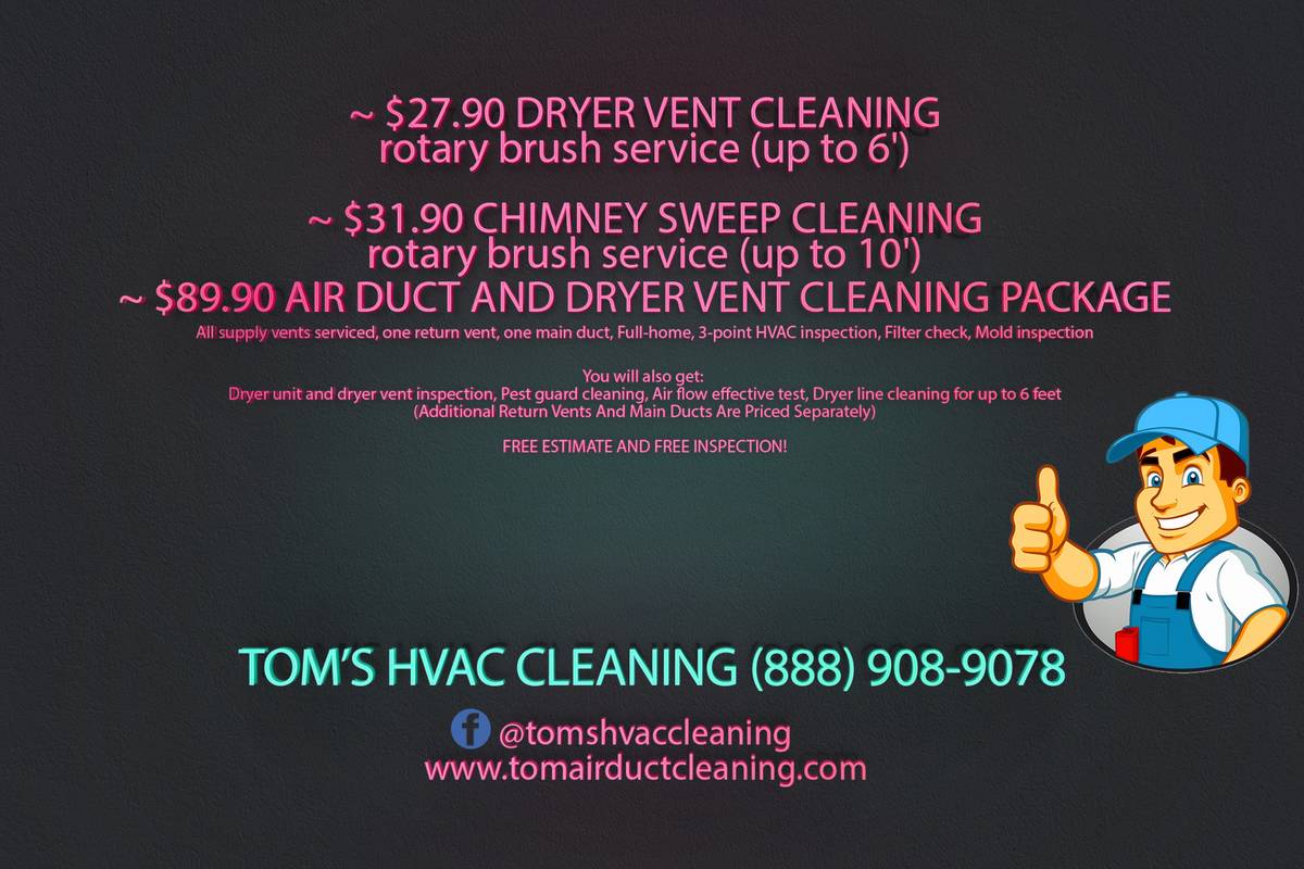 💥Duct Cleaning, A/C Tune Up, HVAC Cleaning