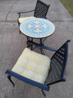 PATIO TABLE AND 2 CHAIR SET