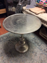 Silver Side Table
