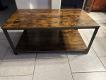 Industrial coffee table