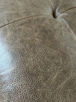 Exquisite Modern Leather Double Chaise Lounge Chair Sofa