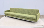 Mid-Century Modern Style Coalesse Millbrae Contract Green 4 Seat Sofa