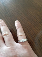 14K Diamond Engagement Ring