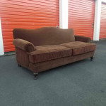 Vintage brown sofa couch