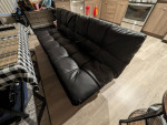 Faux Leather Memory Foam Sofa