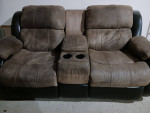 Possible FREE Delivery - Reclining Couch/Sofa and Loveseat