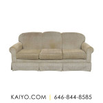 Raymour & Flanigan Three Seat Skirted Sofa (Was 1500)