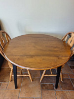 Dining table and chairs
