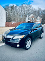 2014 Acura RDX AWD in excellent condition, featuring navigation, leather interior, and a sunroof.