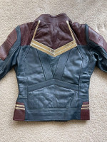 CAPTAIN MARVEL COSTUME LEATHER JACKET