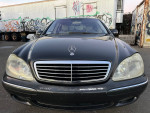 Front view of a 2002 Mercedes-Benz S430, showcasing luxury features and smooth design.