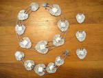 Antique Sterling Silver Butterfly Necklace & Bracelet (Scrap Price)