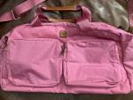 NEW Bric's Luggage X-Bag 18" Pink Boarding Duffle Nylon w/Leather Trim