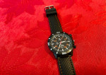 Men Sports Watch NEW Black Orange Luminous