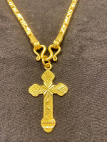 6 baht chain 23k gold