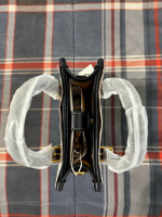 “BRAND-NEW AUTHENTIC” TORY BURCH Mini T Monogram Tote Bag Color: Navy Blue