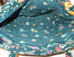 Vera Bradley Small Vera Tote Bag Fresh-Cut Floral Green__ New