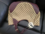•●•CHARLOTTE GG Canvas HoBo Bag-(PRE-OWNED)