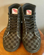 Custom Vans classic slip on skateboard bmx sneakers sz 10