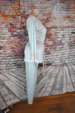 Pinehurst Vintage Pajama Set Size S/M 2 PC Nightwear Nylon Tricot W B