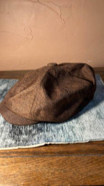 Brown Newsboy Cap