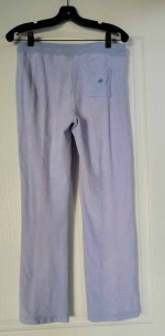 LILLY PULITZER Lt Blue Terry Cotton Spandex Track Suit Lounge Set – Sm