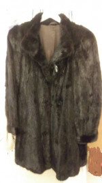 Black mink stroller -- Size 16-18