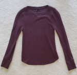 Women’s JOE’S JEANS Burgundy Long-Sleeved Top – Size SMALL