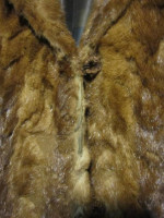 Vintage Mandel Brothers Furriers, Chicago Marmot Fur Coat