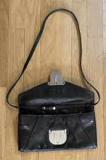 Michael Kors Black Leather Crossbody Bag
