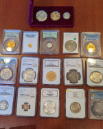 Certified PCGS Precious Gold and Silver Coins