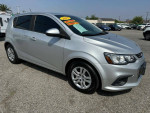 2019 Chevrolet Sonic LT hatchback in Silver Ice Metallic, featuring 78,138 miles and front-wheel drive.