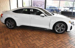 2022 Audi e-tron GT Premium Plus in Ibis White with a sleek design, showcasing its electric features and modern interior.