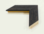 Flat Rustic Distressed Wood Picture Frame 1.7" Wide x 0.8" High.