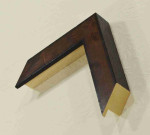 Picture Frame, Wooden Veneer Karelian Birch Width 1.2 inches, Height 1.2 inches.