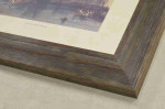 Rustic Distressed Wood Picture Frame 2.1" Wide x 0.8" High.