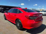 2022 Honda Civic LX in red, clean title, 28k miles, with backup camera and Apple CarPlay, ready to drive.
