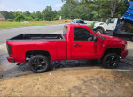 2007 Chevrolet Silverado 1500 Classic LT1 red truck, regular cab, priced at $5,000 with 166,000 miles.