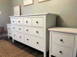 IKEA Hemnes white dresser & nightstands