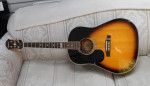 LEFTY AJ18S EPIPHONE ACOUST/ELEC Guitar W/Case