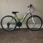 Mongoose Spire 18 Speed Hybrid Comfort Mountain Bike Commuter Fresh Tu