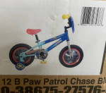 Boys Bicycle 12 inch Paw Patrol