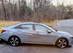 2021 Hyundai Elantra Limited in Electric Shadow color, pristine condition with 29,500 miles, showcasing sleek design