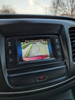 Rear view camera display of a 2015 Chrysler 200 Limited showing parking guidelines